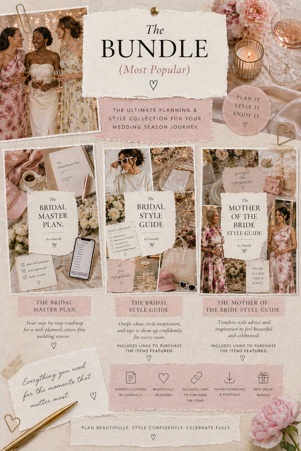 The Bundle — Master Plan, Bridal Style Guide, and Mother of the Bride Guide together
